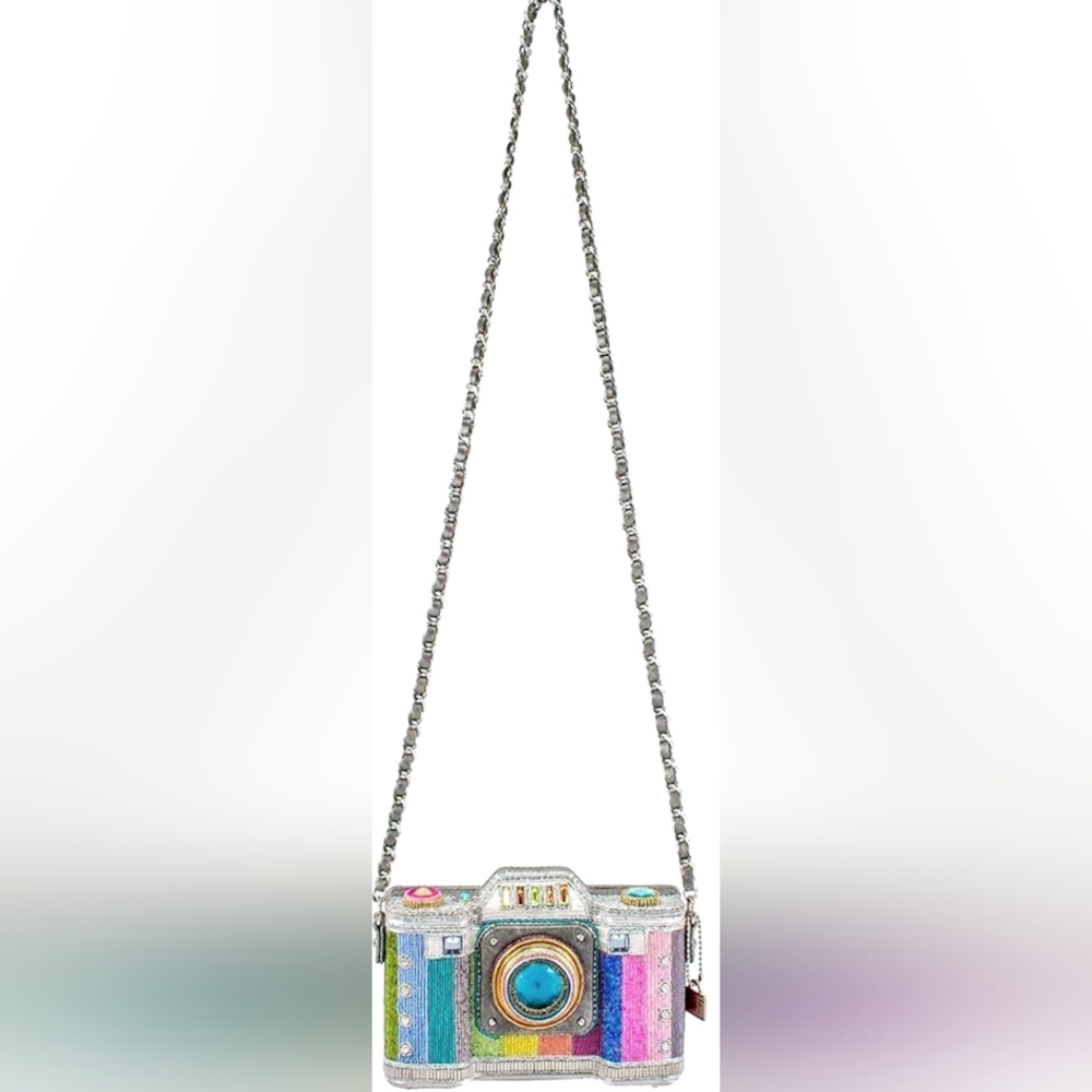 #415 Mary Frances Camera Crossbody Bag 💙 - Picture 6 of 11